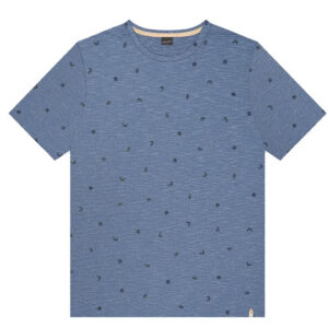 Camiseta Masculina Estampada Azul