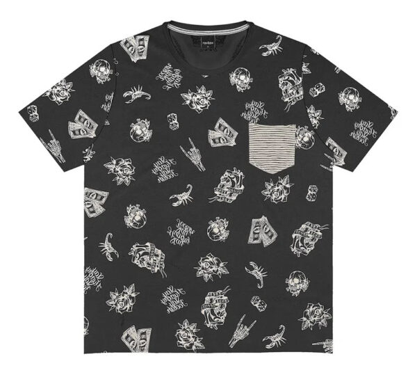Camiseta Masculina Preto