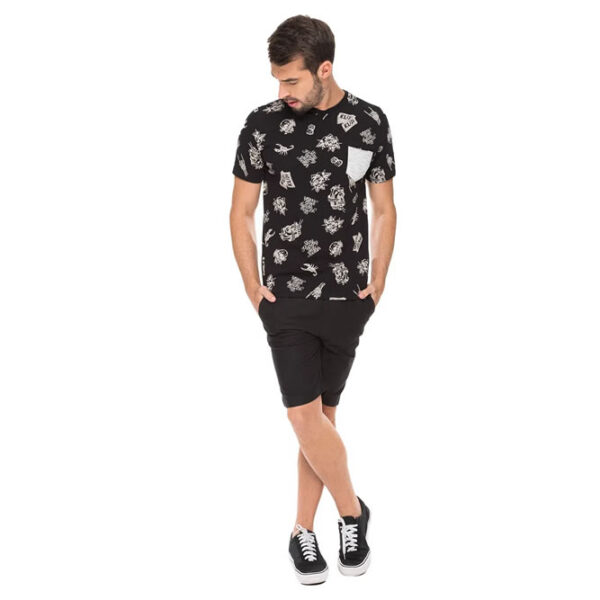 Camiseta Masculina Preto - Imagem 2