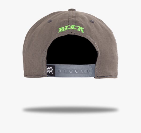 Boné Snapback Tiger Destroyed Verde/Chumbo - BLCK - Imagem 3
